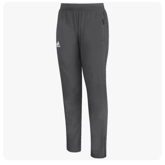 Adidas Women's Under the Lights Woven Warm Up Training Pants Gray Sz Large 16-18 - Picture 2 of 7